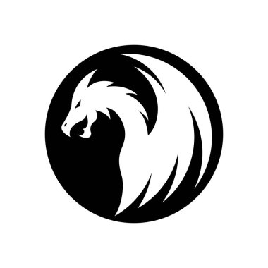 Dragon logo resimleri çizimi tasarımı