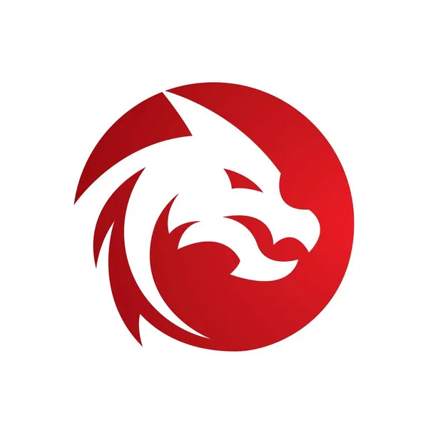 Дизайн Ілюстрації Зображень Логотипу Dragon — стоковий вектор