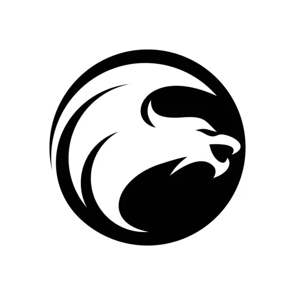 Σχεδιασμός Εικονογράφησης Εικόνων Λογότυπου Δράκου — Διανυσματικό Αρχείο