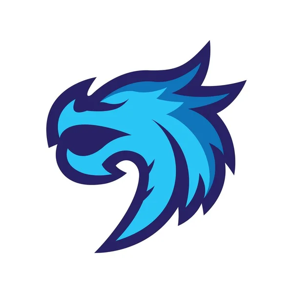 Dragon Logo Obrazów Ilustracji Projektu — Wektor stockowy