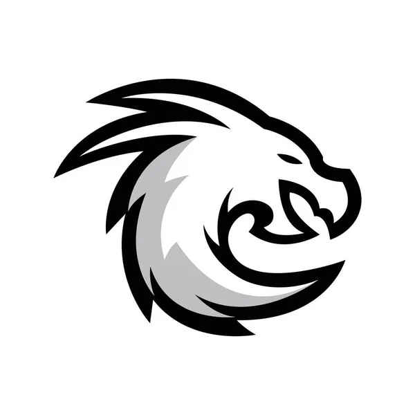 Dragão Logotipo Imagens Ilustração Design —  Vetores de Stock