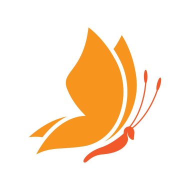 Güzellik kelebeği logo resimleri çizim tasarımı