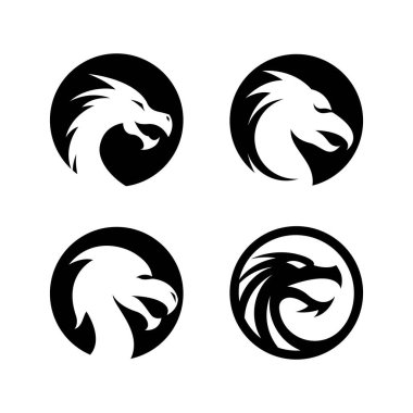 Dragon logo resimleri çizimi tasarımı