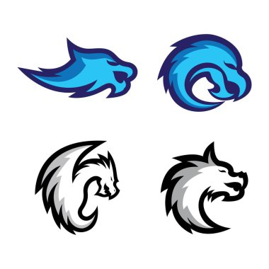 Dragon logo resimleri çizimi tasarımı