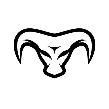 Boğa başlı logo resimleri çizimi tasarımı