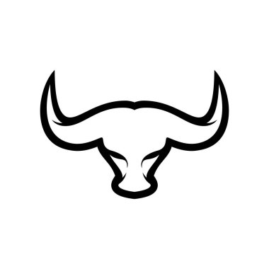 Boğa başlı logo resimleri çizimi tasarımı