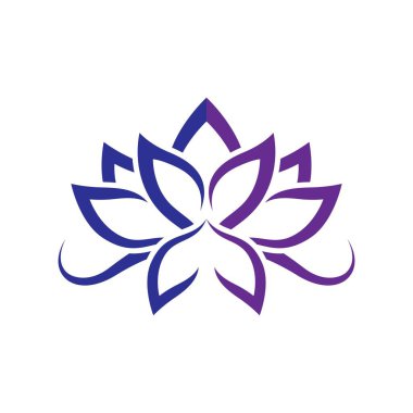 Güzellik lotusu logo resim çizimi tasarımı