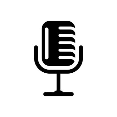 Mikrofon logo resimleri çizimi tasarımı