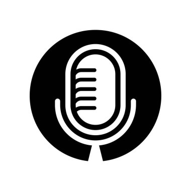 Mikrofon logo resimleri çizimi tasarımı