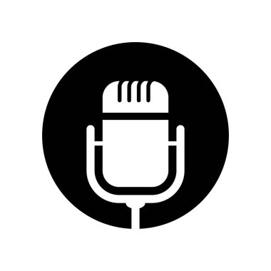 Mikrofon logo resimleri çizimi tasarımı