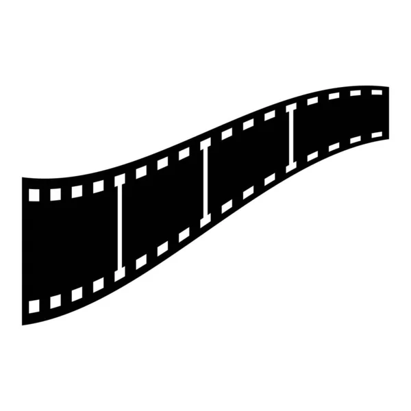 Película Tira Logo Imágenes Ilustración Diseño — Vector de stock