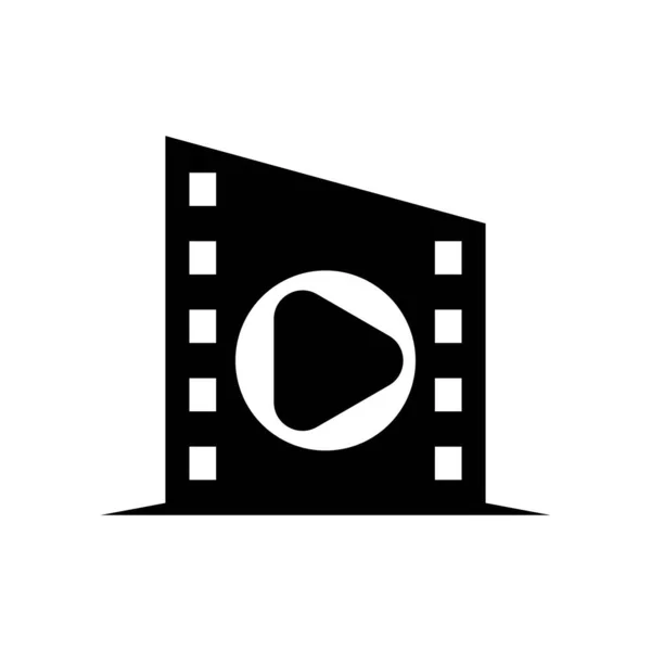 Cinema Logo Imágenes Ilustración Diseño — Vector de stock