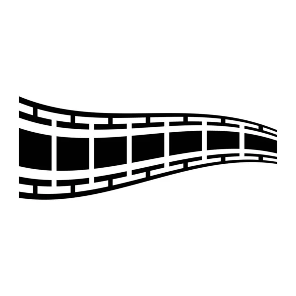 Film Bande Logo Images Illustration Design — Image vectorielle