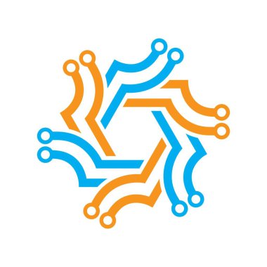 Teknoloji logosu resim tasarımı