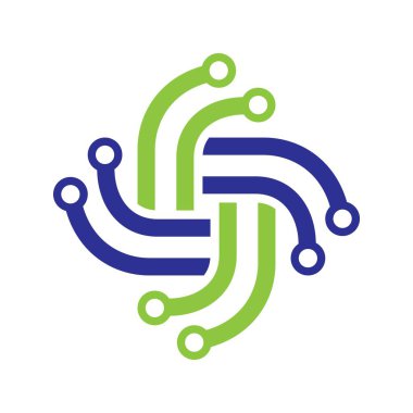 Teknoloji logosu resim tasarımı