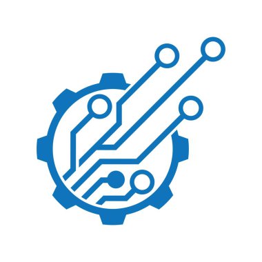Teknoloji logosu resim tasarımı