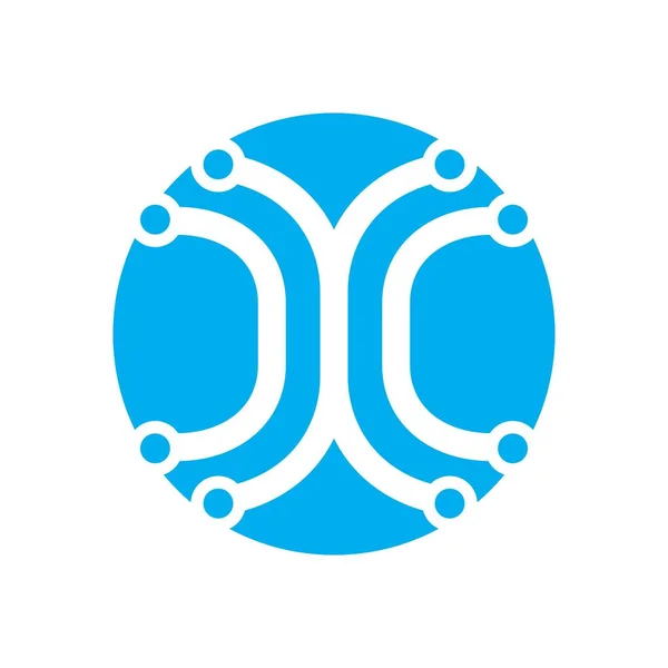 Technologie Logo Images Illustration Design — Image vectorielle