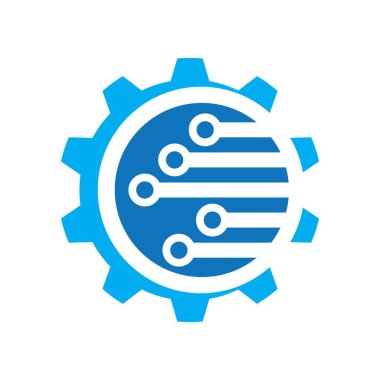 Gear teknolojisi logo resimleri çizimi tasarımı