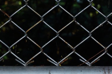 Bahçedeki demir tel örgüler