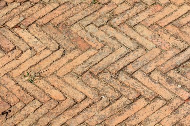 eski kırmızı tuğla duvar