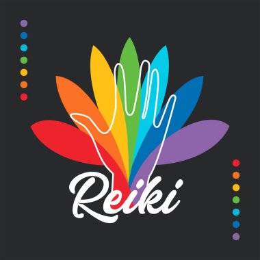 Reiki sembol. Reiki iki Japonca kelime'oluşur kelime, Rei anlamına Universal - Ki yaşam gücü enerjisi gelir..