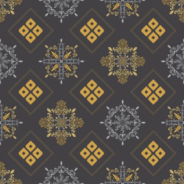 Lüks Vintage süslemesiz desen