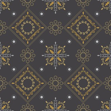 Lüks Vintage süslemesiz desen