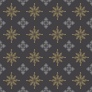 Lüks Vintage süslemesiz desen