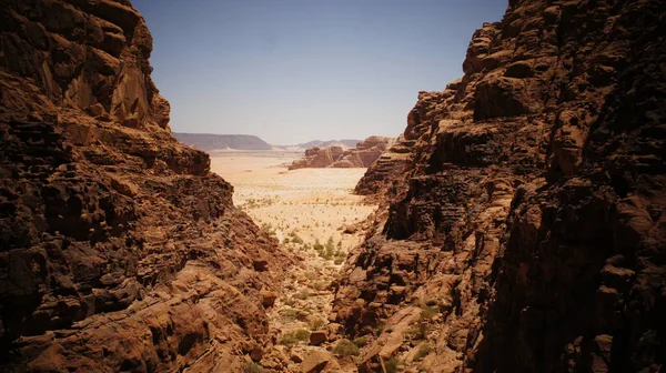 Hermoso Paisaje Del Desierto Del Neguev Jordania — Foto de Stock