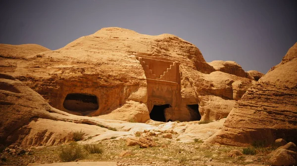 Die Ruinen Der Antiken Stadt Petra Jordanien — Stockfoto