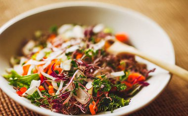 Sebze ve sebze salatası..