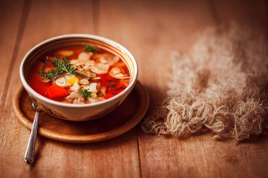 sebzeli ve otlu çorba