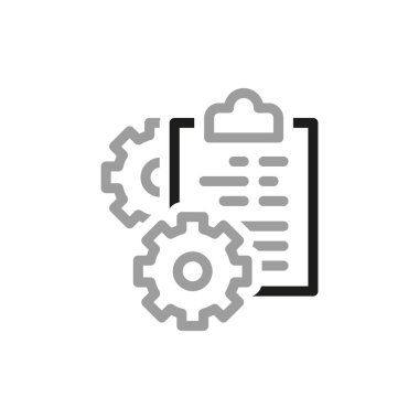 Pano İlgili Simgelerin Basit. Belge ayarları.