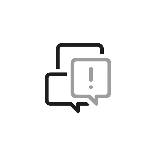 Simple Fake News Related Vector Line Icon Contains Information — Vector de stock