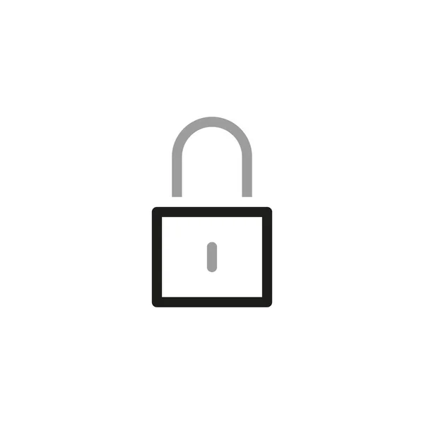 Simple Locks Related Vector Line Icons Lock Security — Vetor de Stock
