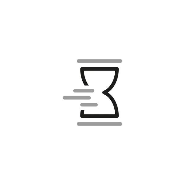 Simple Timers Related Icons Hourglass Icon — Stock Vector