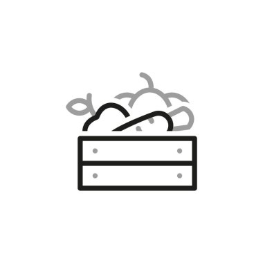 Contact us line icons. Contact Us web icons in line style. Ringing vegetables and fruits icon. Editable vector stroke.