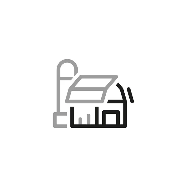 Contact Line Icons Contact Web Icons Line Style Ringing Barn — Stock vektor