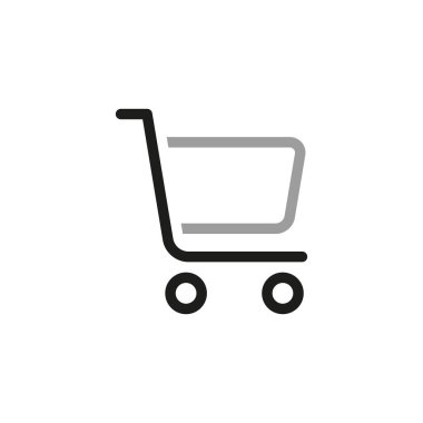 Basit bir alışveriş arabası ikonu. Çevrimiçi mağazalar için web simgesi, farklı şekillerde farklı araba simgelerinden. İnternet simgeleri ile bağlantı kurun. Düzenlenebilir vektör vuruşu.