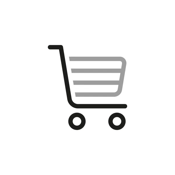 Simple Des Icônes Panier Icône Web Pour Boutique Ligne Partir — Image vectorielle