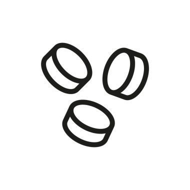 Sikkelerin Basit İlgili Simgeler. İnternet simgeleri ile bağlantı kurun. Düzenlenebilir vektör vuruşu.