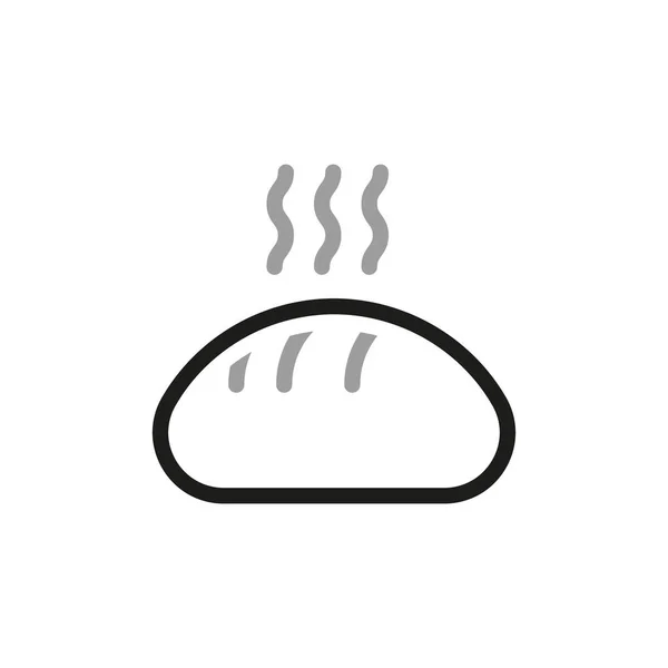 Vector Line Ikonen Des Restaurantgeschäfts Enthält Symbole Wie Brot Brötchen — Stockvektor