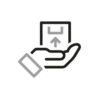 Teslimat çizgisi simgeleri. Nakliye ikonu koleksiyonu. Basit Taşıma Arayüzü İlgili Vektör Satır Simgeleri. Lojistik gibi simgeleri içerir.