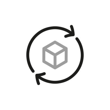 Teslimat çizgisi simgeleri. Nakliye ikonu koleksiyonu. Basit Taşıma Arayüzü İlgili Vektör Satır Simgeleri. Lojistik gibi simgeleri içerir.