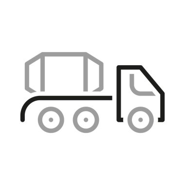 Simple of Transport Related Vector Line Icon. Simple of Transport Related Vector Line Icon. Contains such Icon as concrete mixer car.
