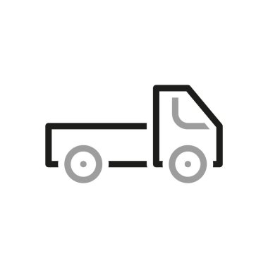 Simple of Transport Related Vector Line Icon. Simple of Transport Related Vector Line Icon. Contains such Icon as truck.