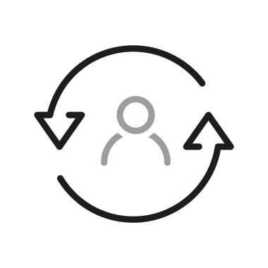 Takım Çalışması Basit Vektör Hattı Simgesi. Kullanıcı güncellemesi gibi simge içerir. İnce taslak simgeleri paketle.