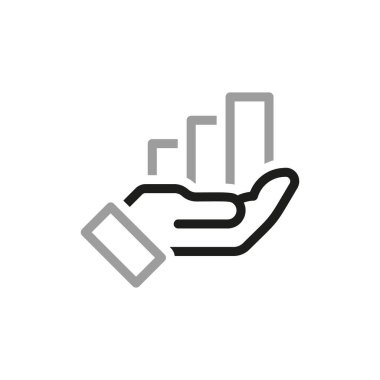 Mali İlişkili Vektör Hattı Simgesi Basit. Finans gibi ikon içeriyor. İnce dış hat simgesi paketi.