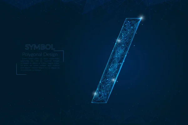 Kesik işaretinin soyut mavi görüntüsü. Çokgen çizimler, gece gökyüzündeki yıldızlara benzer. Ya da cam kırıklarına. Web sitesi, web, internet için dijital tasarım.