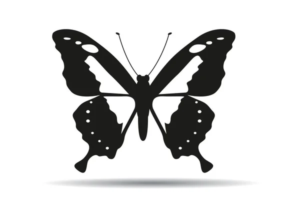 Pillangó Szárnyak Ikonok Vektor Illusztráció Vázlat — Stock Vector